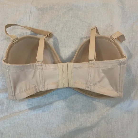 Wacoal Red Carpet Convertible Strapless Bra Size 36DDD #854119 Nude Beige - Picture 2 of 4